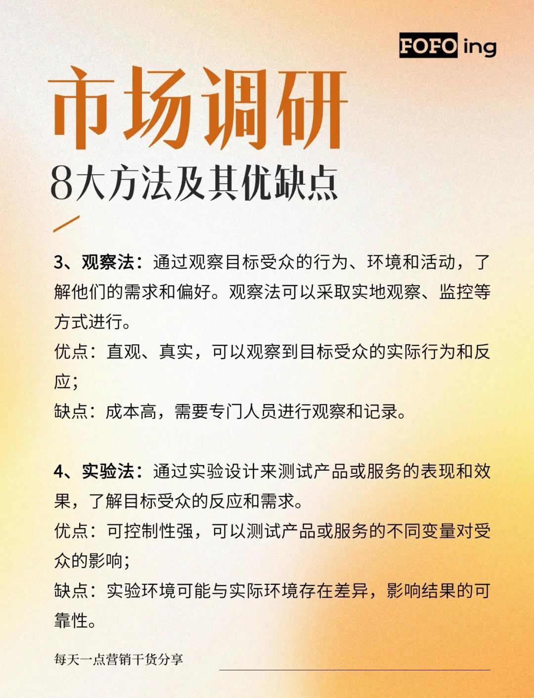 8種方法教你搞定市場調(diào)研 從零開始的全流程指南